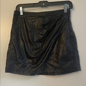Free People Black Mini Skirt